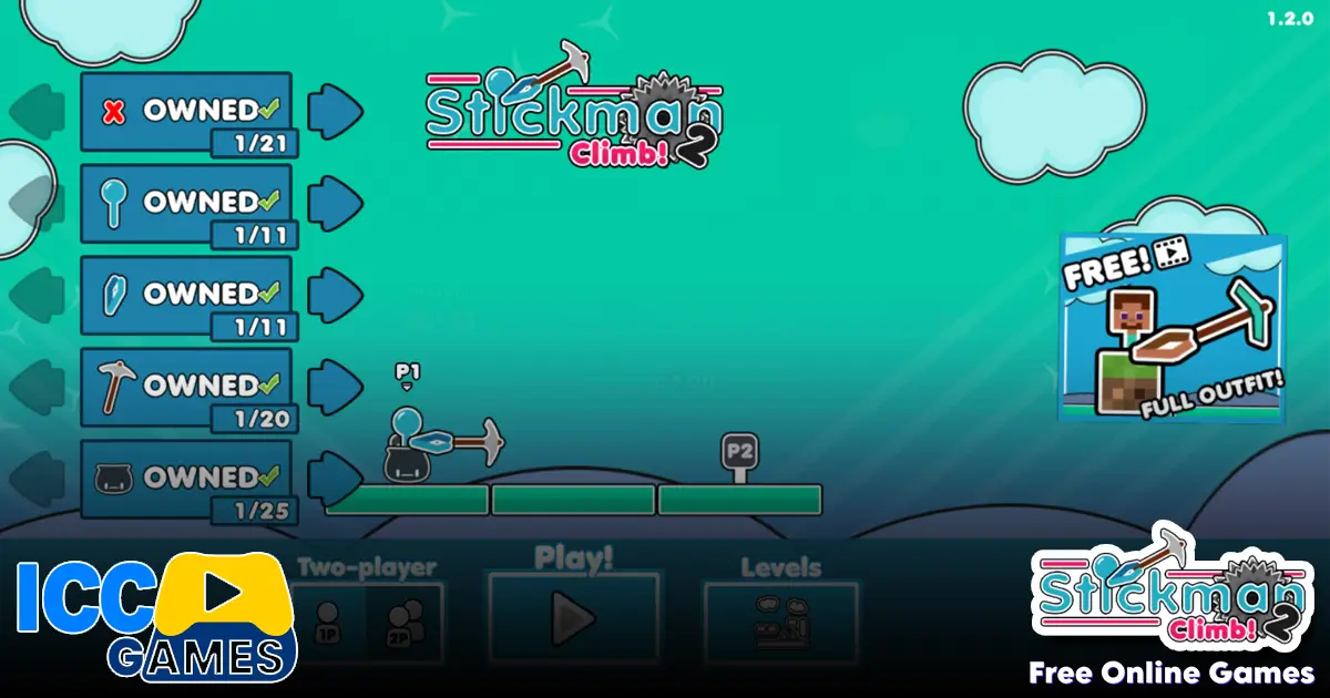 Play Stickman Climb 2 unblocked free online game