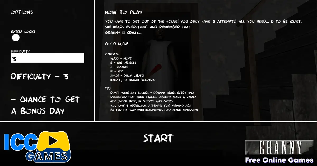 how to play Granny unblocked