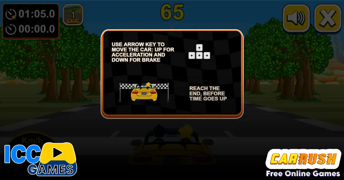 how to play car rush game