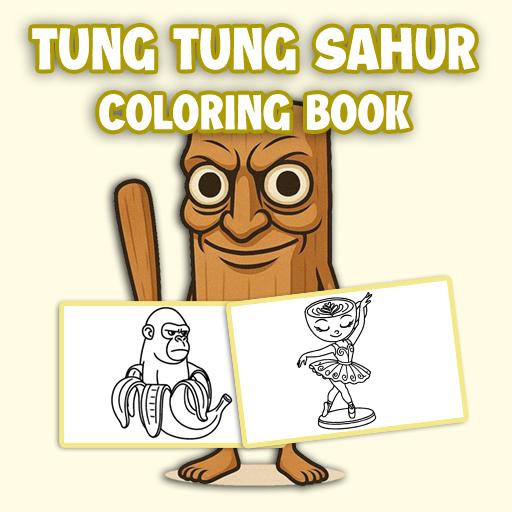 Tung Tung Sahur Coloring Book featured image